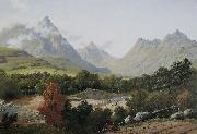 John Knox Arran, Glen Sannox Spain oil painting artist